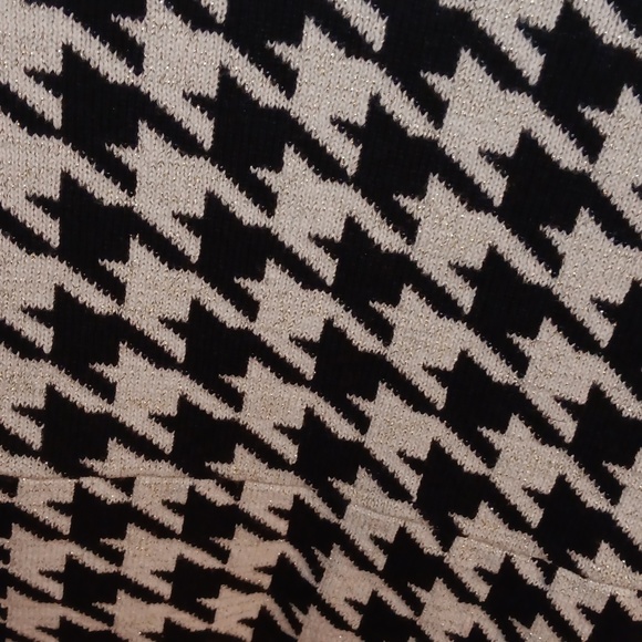 TAHARI BLACK N WHITE A LINE DRESS 5-6 - Picture 5 of 7